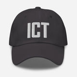 ICT Airport Code Embroidered Dad Hat Wichita Kansas