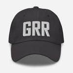 GRR Airport Code Embroidered Dad Hat Grand Rapids Michigan