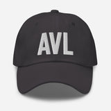 AVL Airport Code Embroidered Dad Hat Asheville North Carolina