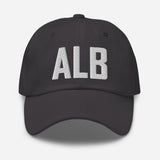 ALB Airport Code Embroidered Dad Hat Albany New York