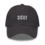 Sicily Italy Embroidered Dad Hat