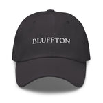 Bluffton, SC South Carolina Embroidered Dad Hat - White Thread