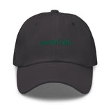 coastal club Embroidered Dad Hat | Kelly Green Thread