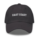 East Coast Embroidered Dad Hat Varsity Letter  College