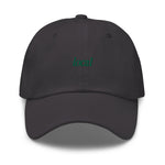 local Embroidered Dad Hat | Kelly Green Thread