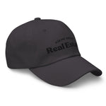 Ask Me About Real Estate Embroidered Dad Hat | Black Thread