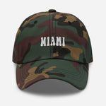 Miami Florida Embroidered Dad Hat