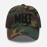 MHT Airport Code Embroidered Dad Hat Manchester New Hampshire