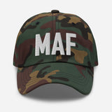 MAF Airport Code Embroidered Dad Hat Midland Texas