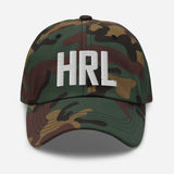 HRL Airport Code Embroidered Dad Hat Harlingen Texas