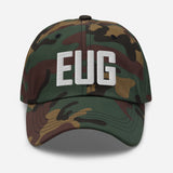 EUG Airport Code Embroidered Dad Hat Eugene Oregon