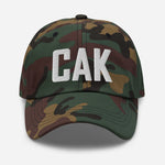 CAK Airport Code Embroidered Dad Hat Akron Ohio