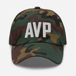 AVP Airport Code Embroidered Dad Hat Avoca Pennsylvania