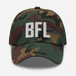 BFL Airport Code Embroidered Dad Hat Bakersfield California