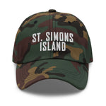 St Simons Island Georgia Embroidered Dad Hat