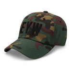 EYW Florida Airport Code Embroidered Dad Hat | Black Thread