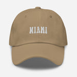 Miami Florida Embroidered Dad Hat