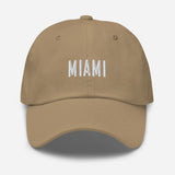 Miami Florida Embroidered Dad Hat