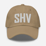 SHV Airport Code Embroidered Dad Hat Shreveport Louisiana