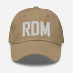 RDM Airport Code Embroidered Dad Hat Redmond Oregon