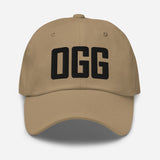 OGG Airport Code Embroidered Dad Hat Kahului Hawaii