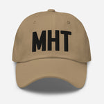 MHT Airport Code Embroidered Dad Hat Manchester New Hampshire