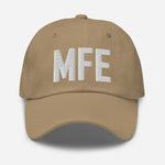 MFE Airport Code Embroidered Dad Hat McAllen Texas