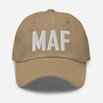 MAF Airport Code Embroidered Dad Hat Midland Texas