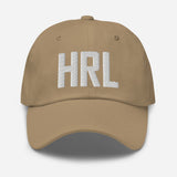 HRL Airport Code Embroidered Dad Hat Harlingen Texas