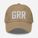 GRR Airport Code Embroidered Dad Hat Grand Rapids Michigan