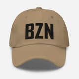 BZN Airport Code Embroidered Dad Hat Bozeman Montana