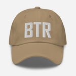 BTR Airport Code Embroidered Dad Hat Baton Rouge Louisiana