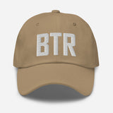 BTR Airport Code Embroidered Dad Hat Baton Rouge Louisiana