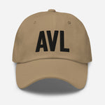 AVL Airport Code Embroidered Dad Hat Asheville North Carolina