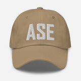 ASE Airport Code Embroidered Dad Hat Aspen Colorado