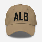 ALB Airport Code Embroidered Dad Hat Albany New York