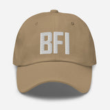 BFI Airport Code Embroidered Dad Hat Seattle Washington