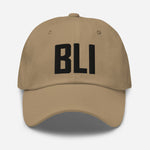 BLI Airport Code Embroidered Dad Hat Bellingham Washington