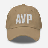 AVP Airport Code Embroidered Dad Hat Avoca Pennsylvania