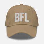 BFL Airport Code Embroidered Dad Hat Bakersfield California