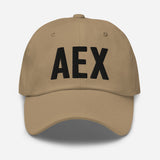 AEX Airport Code Embroidered Dad Hat Alexandria Louisiana