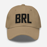 BRL Airport Code Embroidered Dad Hat Burlington Iowa