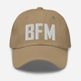 BFM Airport Code Embroidered Dad Hat Mobile Alabama