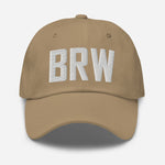 BRW Airport Code Embroidered Dad Hat Barrow Alaska