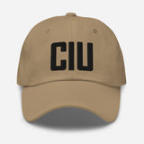 CIU Airport Code Embroidered Dad Hat Sault Ste. Marie Michigan