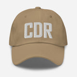 CDR Airport Code Embroidered Dad Hat Chadron Nebraska