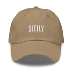 Sicily Italy Embroidered Dad Hat