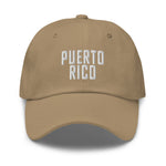 Puerto Rico Embroidered Dad Hat