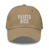 Puerto Rico Embroidered Dad Hat