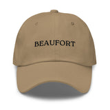 Beaufort, SC South Carolina Embroidered Dad Hat - Black Thread